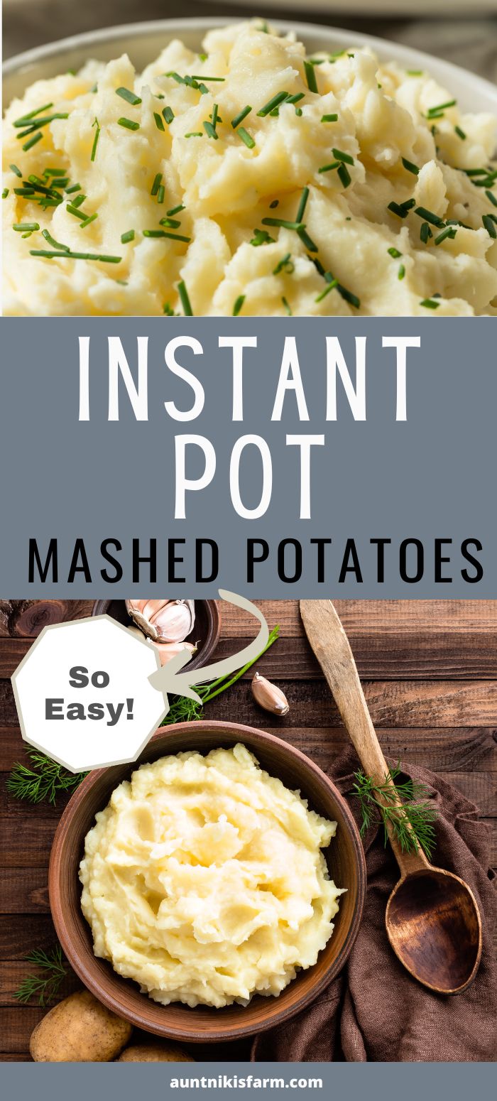 Instant Pot Mashed Potatoes Pinterest Image