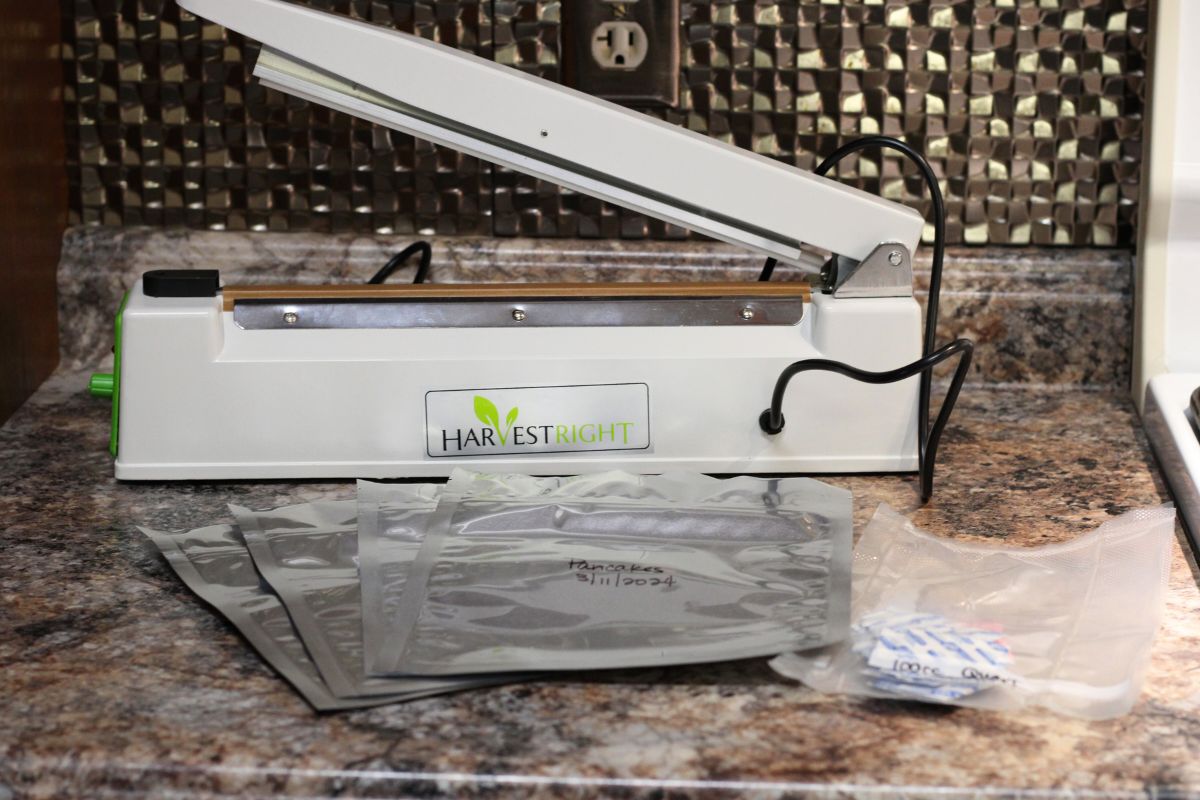 mylar bags and an impulse sealer